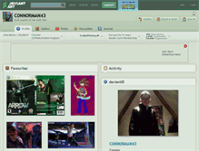 Tablet Screenshot of c0nn0rman43.deviantart.com