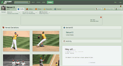 Desktop Screenshot of falcon13.deviantart.com