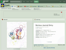 Tablet Screenshot of chuebi.deviantart.com