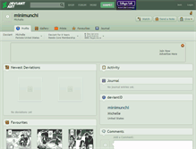 Tablet Screenshot of minimunchi.deviantart.com