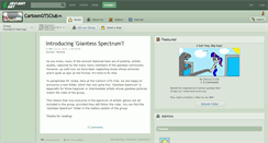 Desktop Screenshot of cartoongtsclub.deviantart.com