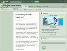 Tablet Screenshot of cartoongtsclub.deviantart.com