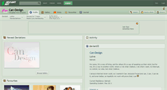 Desktop Screenshot of can-design.deviantart.com