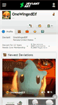 Mobile Screenshot of onewingedelf.deviantart.com