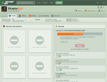 Tablet Screenshot of 3dcaptor.deviantart.com