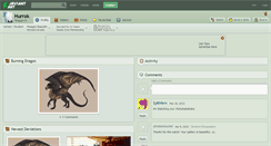 Desktop Screenshot of hurrok.deviantart.com