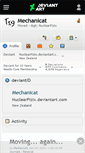 Mobile Screenshot of mechanicat.deviantart.com