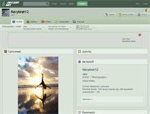 Tablet Screenshot of navybrat12.deviantart.com