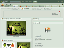Tablet Screenshot of nelutuinfo.deviantart.com
