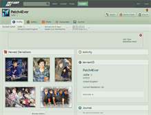 Tablet Screenshot of patch4ever.deviantart.com