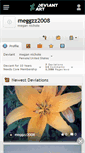 Mobile Screenshot of meggzz2008.deviantart.com