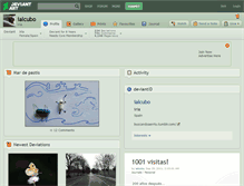 Tablet Screenshot of ialcubo.deviantart.com
