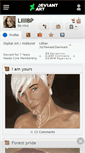 Mobile Screenshot of lillibp.deviantart.com