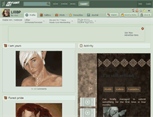 Tablet Screenshot of lillibp.deviantart.com