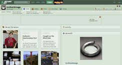 Desktop Screenshot of lordharshmage.deviantart.com