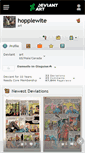 Mobile Screenshot of hopplewite.deviantart.com