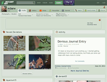 Tablet Screenshot of m3orw.deviantart.com
