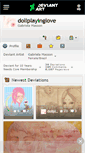Mobile Screenshot of dollplayinglove.deviantart.com