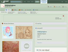 Tablet Screenshot of dollplayinglove.deviantart.com