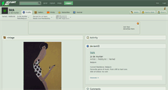 Desktop Screenshot of blck.deviantart.com