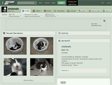 Tablet Screenshot of ehshmeh.deviantart.com
