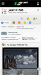 Mobile Screenshot of jade161588.deviantart.com