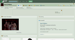 Desktop Screenshot of mud-children.deviantart.com
