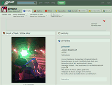 Tablet Screenshot of phrame.deviantart.com