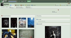 Desktop Screenshot of deinhard.deviantart.com