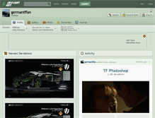 Tablet Screenshot of germantffan.deviantart.com