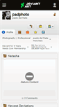 Mobile Screenshot of padphoto.deviantart.com