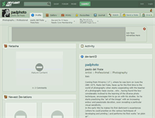 Tablet Screenshot of padphoto.deviantart.com