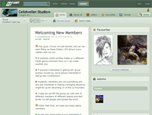Tablet Screenshot of celldweller-studio.deviantart.com