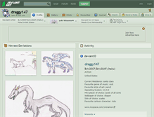 Tablet Screenshot of draggy147.deviantart.com