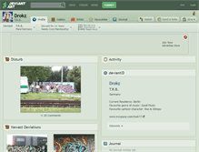 Tablet Screenshot of drokz.deviantart.com