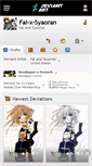 Mobile Screenshot of fai-x-syaoran.deviantart.com