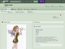 Tablet Screenshot of mikko-chan.deviantart.com