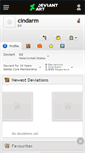 Mobile Screenshot of cindarm.deviantart.com