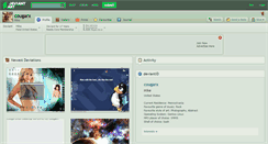 Desktop Screenshot of cougarx.deviantart.com