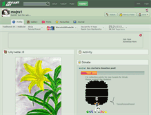 Tablet Screenshot of mojra1.deviantart.com