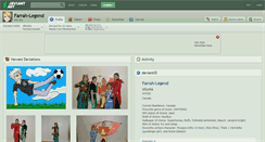 Desktop Screenshot of farrah-legend.deviantart.com