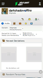 Mobile Screenshot of darkshadowoffire.deviantart.com