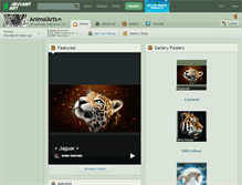 Tablet Screenshot of animalarts.deviantart.com