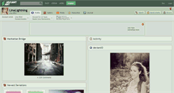 Desktop Screenshot of linalightning.deviantart.com