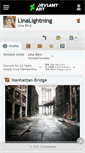 Mobile Screenshot of linalightning.deviantart.com