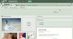 Desktop Screenshot of cocoa-cat.deviantart.com