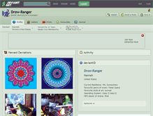 Tablet Screenshot of drow-ranger.deviantart.com