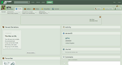 Desktop Screenshot of gchq.deviantart.com