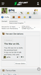 Mobile Screenshot of gchq.deviantart.com