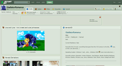 Desktop Screenshot of gladiatorromanus.deviantart.com